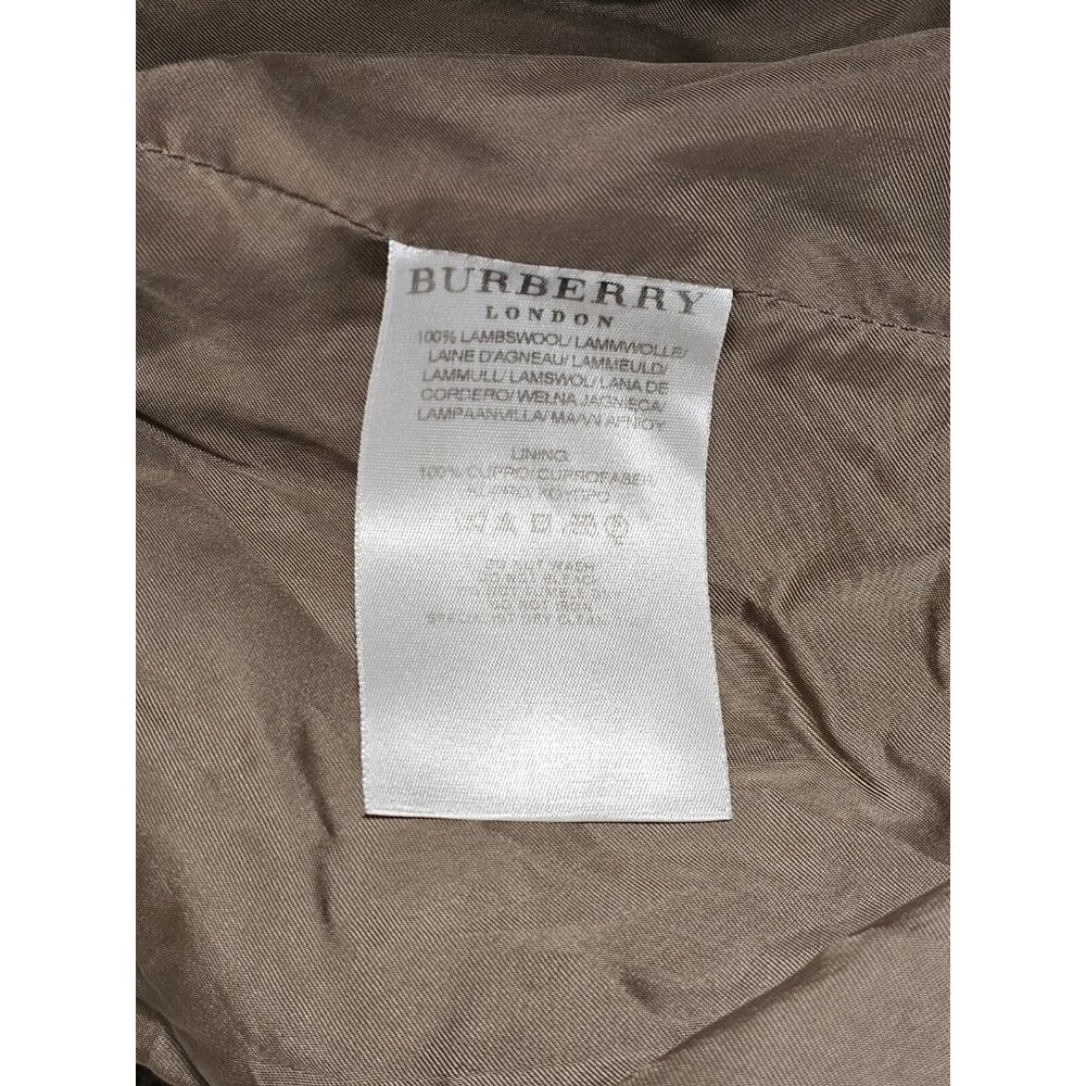 Burberry Nova Check Plaid Jacket Size 4 Green Multicolor - Picture 6 of 7
